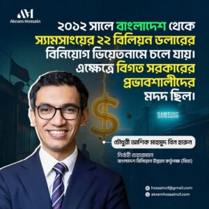 স্যামসাং বিনিয়োগ হারানো